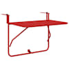 vidaXL Rippuv r&otilde;dulau Punane 60 x 39 x 65 cm Teras