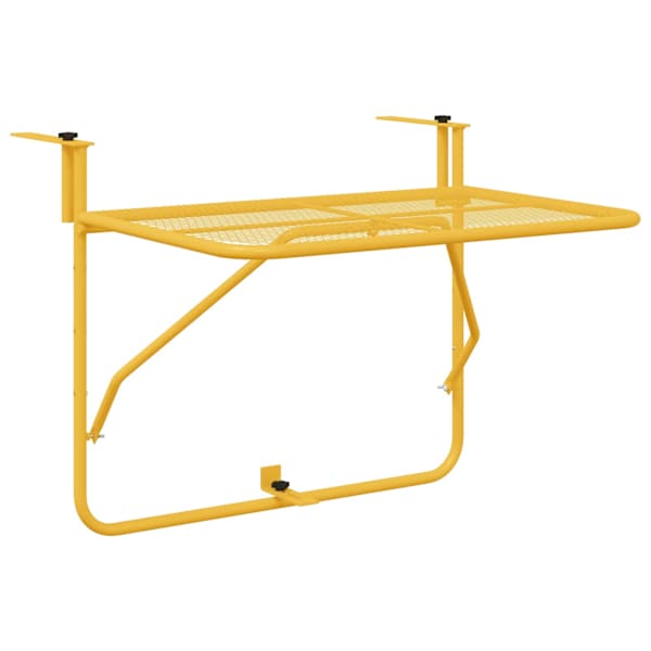 vidaXL Rippuv r&otilde;dulau Sinepikollane 60 x 39 x 65 cm Teras