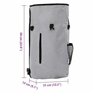 Cyklistická taška Šedá 31 x 13 x 58 cm Polyester - obrázek 13