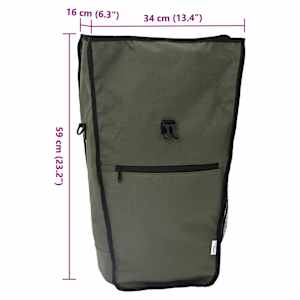 Cyklistická taška Olivová 34 x 16 x 59 cm Polyester - obrázek 13