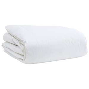 Přikrývka Bílá 240 x 200 cm Peří - obrázek 4
