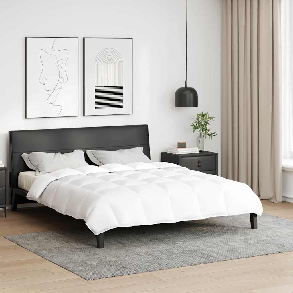 Prikrývky a paplóny Biela 240 x 220 cm Páperie 42007648
