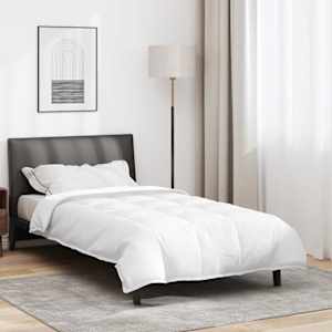 2-in-1 Duvet Bílá 140 x 200 cm Peří - obrázek 1