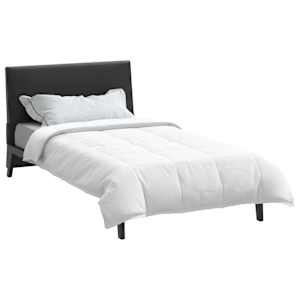 2-in-1 Duvet Bílá 140 x 200 cm Peří - obrázek 3