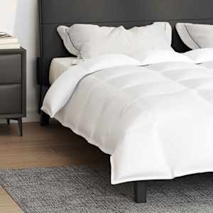 2-in-1 Duvet Bílá 260 x 220 cm Peří - obrázek 5
