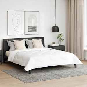 Vzglavnik z blazino 2 pcs Bela 40 x 40 cm Bombaž