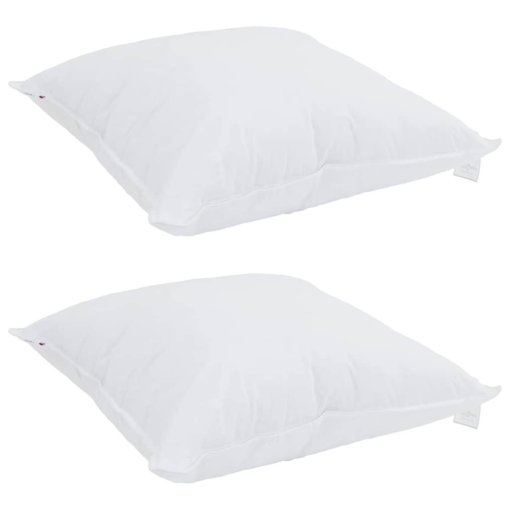 vidaXL Kussens 2 pcs Wit 130gsm 100% katoen