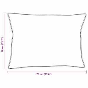 Polštář s polštářem 2 pcs Bílá 50 x 70 cm Bavlna - obrázek 10