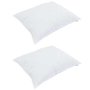 Polštář s polštářem 2 pcs Bílá 60 x 70 cm Bavlna - obrázek 3