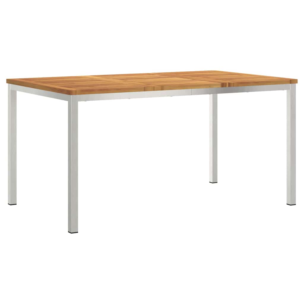 Ulkopöytä 150x90x75 cm Täyspuinen Akaasia