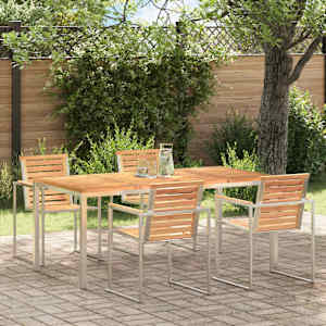 JedilnaMiza Rjava 180 x 90 x 75 cm Trden tikov les