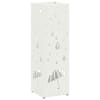 vidaXL Vihm Varjupaik ladustamisega Valge 15,5 x 15,5 x 49 cm Teras