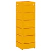 vidaXL Vihm Varjupaik Sinepikollane 15,5 x 15,5 x 49 cm Teras