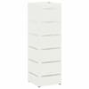 vidaXL Vihm Varjupaik ladustamisega Valge 15,5 x 15,5 x 49 cm Teras