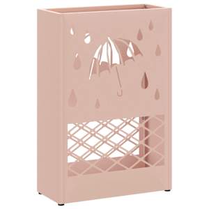 vidaXL Vihm Varjupaik Roosa 28 x 12 x 41 cm Teras
