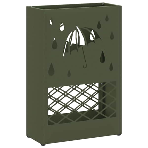 vidaXL Vihm Varjupaik Oliiviroheline 28 x 12 x 41 cm Teras