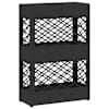 vidaXL Vihm Varjupaik Must 28 x 12 x 41 cm Teras