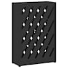 vidaXL Vihm Varjupaik Must 28 x 12 x 41 cm Teras