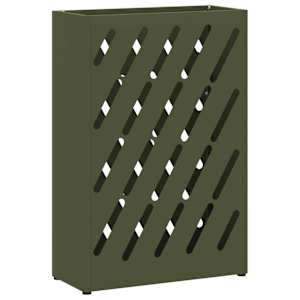 vidaXL Vihm Varjupaik Oliiviroheline 28 x 12 x 41 cm Teras