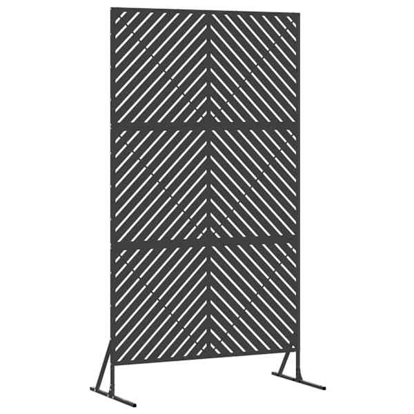 vidaXL Privaatsust&otilde;ke 100 x 50 x 180 cm Teras Must