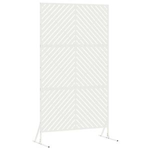 vidaXL Privaatsust&otilde;ke 100 x 50 x 180 cm Teras Valge
