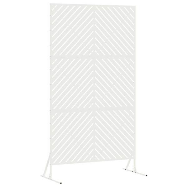vidaXL Privaatsust&otilde;ke 100 x 50 x 180 cm Teras Valge