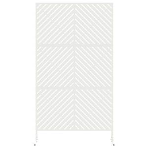 Obrazovka pro soukromí 100 x 50 x 180 cm Ocel Bílá - obrázek 4