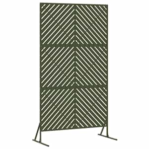 vidaXL Privaatsust&otilde;ke 100 x 50 x 180 cm Teras Oliiviroheline