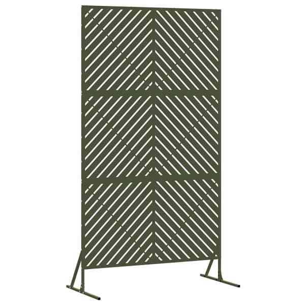 vidaXL Privaatsust&otilde;ke 100 x 50 x 180 cm Teras Oliiviroheline