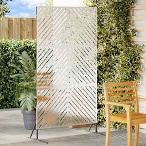 Zaslonska zaščita Siva 100 x 50 x 180 cm Jeklo