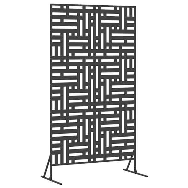 vidaXL Privaatsust&otilde;ke 100 x 50 x 180 cm Teras Must
