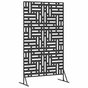 Obrazovka pro soukromí 100 x 50 x 180 cm Ocel Černá - obrázek 6