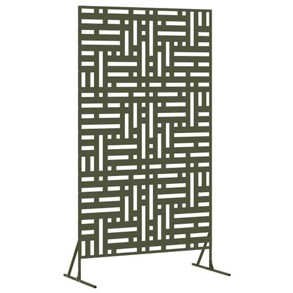 vidaXL Privaatsust&otilde;ke 100 x 50 x 180 cm Teras Oliiviroheline