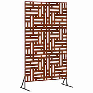 vidaXL Privaatsust&otilde;ke 100 x 50 x 180 cm Ilmastikukindel teras Rooste