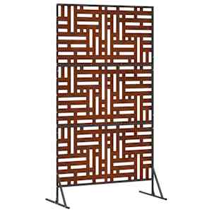 Obrazovka pro soukromí 100 x 50 x 180 cm Rezavá - obrázek 7