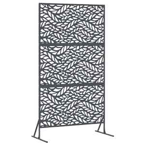 vidaXL Privaatsust&otilde;ke 100 x 50 x 180 cm Teras Antratsiit