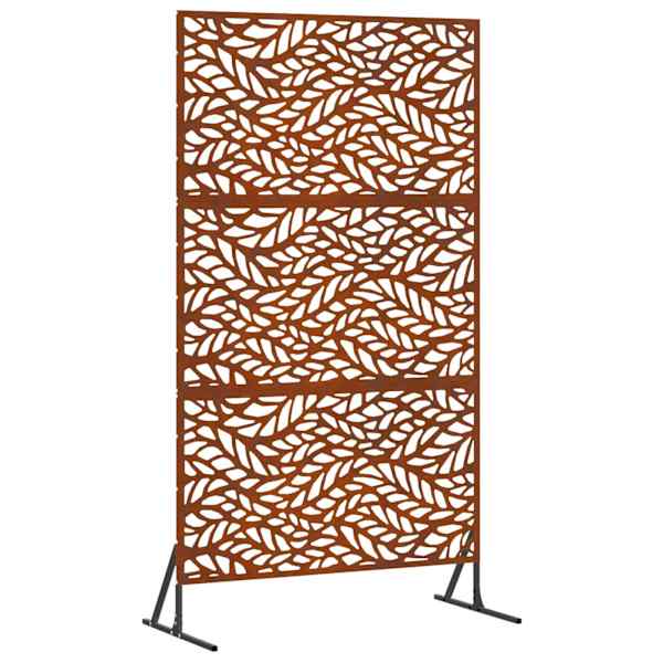 vidaXL Privaatsust&otilde;ke 100 x 50 x 180 cm Ilmastikukindel teras Rooste