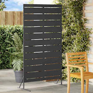 Zaslonska zaščita Črna 100 x 50 x 180 cm Jeklo