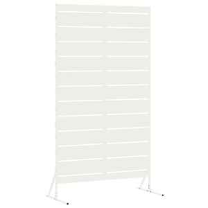 vidaXL Privaatsust&otilde;ke 100 x 50 x 180 cm Teras Valge