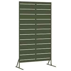 vidaXL Privaatsust&otilde;ke 100 x 50 x 180 cm Teras Oliiviroheline