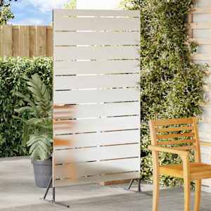 Zaslonska zaščita Siva 100 x 50 x 180 cm Jeklo