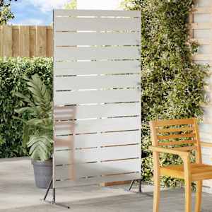 Zaslonska zaščita Siva 100 x 50 x 180 cm Jeklo