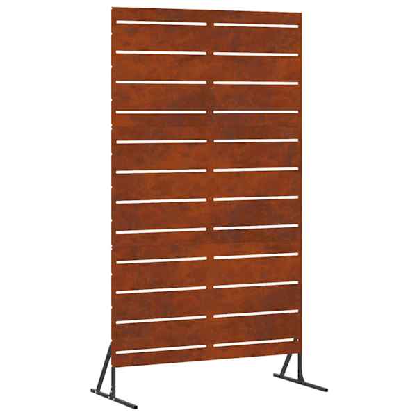 vidaXL Privaatsust&otilde;ke 100 x 50 x 180 cm Ilmastikukindel teras Rooste