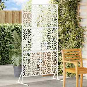 Zaslonska zaščita Bela 100 x 50 x 180 cm Jeklo