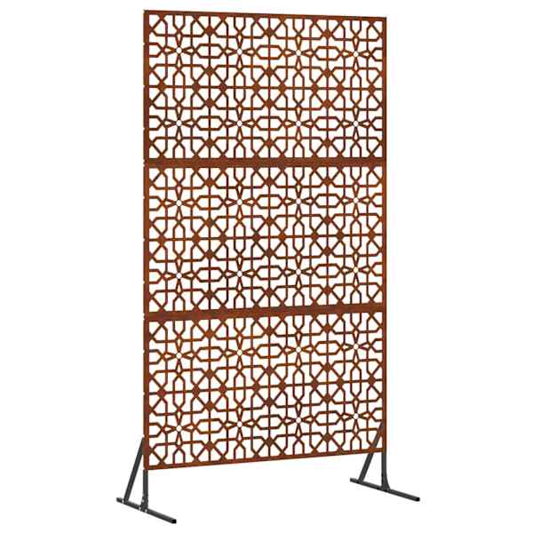 vidaXL Privaatsust&otilde;ke 100 x 50 x 180 cm Ilmastikukindel teras Rooste