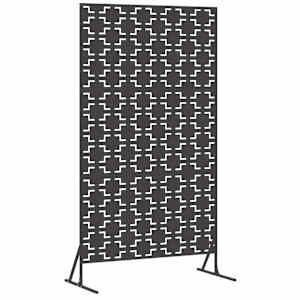 vidaXL Privaatsust&otilde;ke 100 x 50 x 180 cm Teras Must