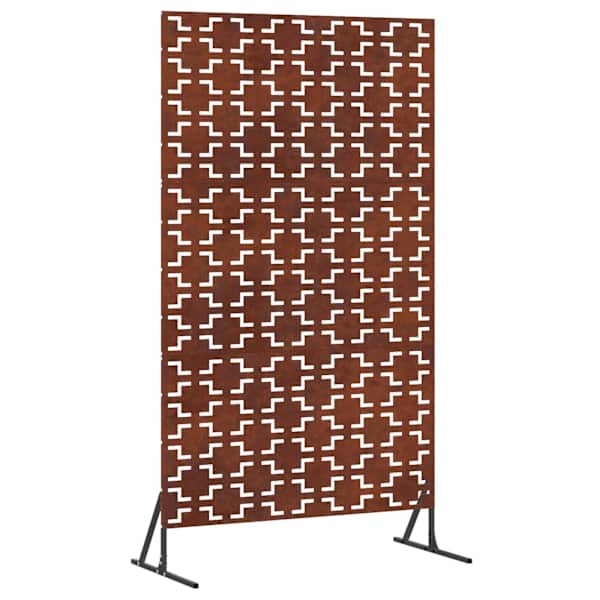 vidaXL Privaatsust&otilde;ke 100 x 50 x 180 cm Ilmastikukindel teras Rooste