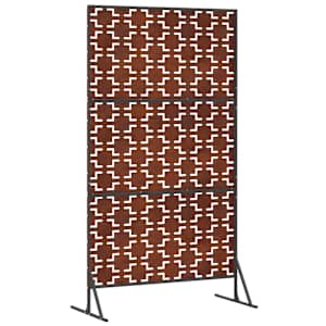Obrazovka pro soukromí 100 x 50 x 180 cm Rezavá - obrázek 7