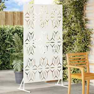 Zaslonska zaščita Bela 100 x 50 x 180 cm Jeklo