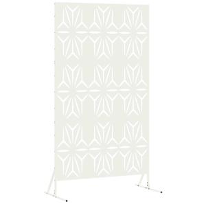 vidaXL Privaatsust&otilde;ke 100 x 50 x 180 cm Teras Valge